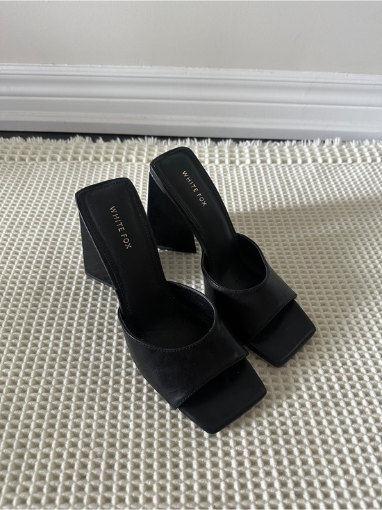 White Fox Boutique Shoes - White Fox Boutique Black Sweet Talker Mules